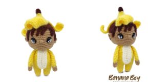 Amigurumi Banana Boy Crochet Free Pattern - Crochet #Dolls; #Amigurumi; Free Patterns
