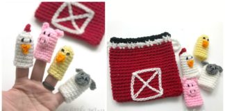 Animal Finger Puppet Playset Crochet Free Pattern