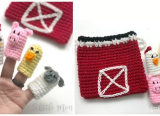 Animal Finger Puppet Playset Crochet Free Pattern