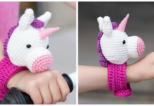 Unicorn Slap Bracelets Crochet Free Patterns