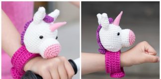 Unicorn Slap Bracelets Crochet Free Patterns