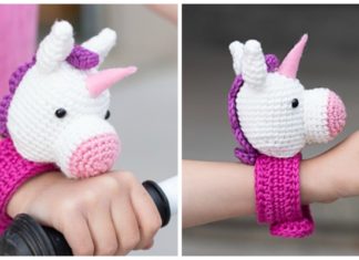 Unicorn Slap Bracelets Crochet Free Patterns