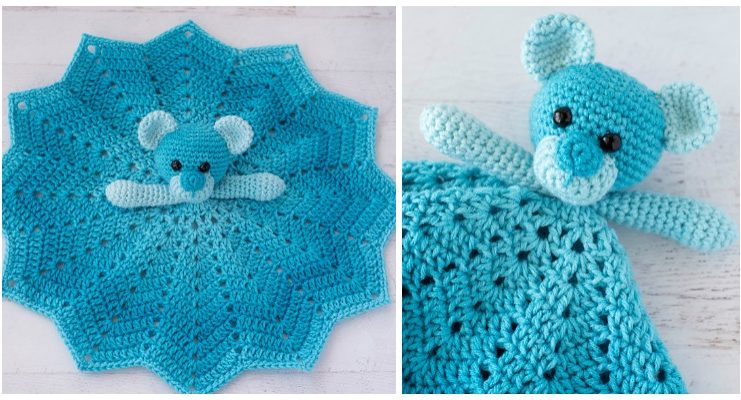 Bear Lovey Crochet Free Pattern Bear Lovey Crochet Free Pattern - Baby #Lovey; #Blanket; Security Comforter Free #Crochet; Patterns