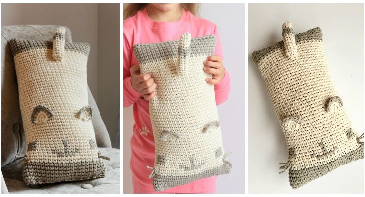 Cat Cuddler Travel Neck Pillow Crochet Free Pattern Cat Cuddler Travel Neck Pillow Crochet Free Pattern -Fun #Crochet Kids #Pillows Free Patterns