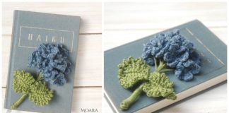 Hydrangea Flower Crochet Free Pattern- 3D Flower Free #Crochet; Patterns