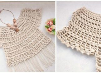 Modest Princess Summer Top Crochet Free Pattern - Women Summer #Top Free #Crochet; Patterns