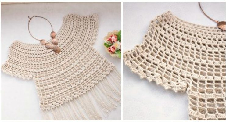 Modest Princess Summer Top Crochet Free Pattern - Women Summer #Top Free #Crochet; Patterns