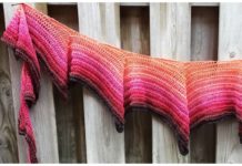 Ruffle Lace Shawl Crochet Free Pattern - Women Lace #Shawl; Free #Crochet; Patterns