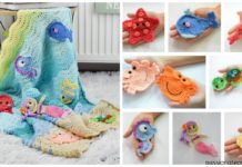 Undersea Blanket Crochet Free Pattern - #Crochet; Kids #Animal; Blanket Free Patterns Kids Gifts