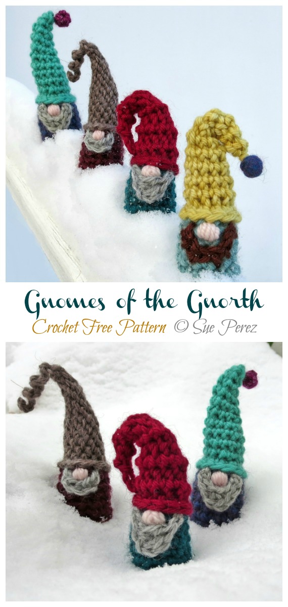 Gnomes of the Gnorth Crochet Free Pattern - #Gnome; Amigurumi Free #Crochet; Pattern