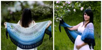 SisLove Half Circle Shawl Crochet Free Pattern - Women Lace #Shawl; Free #Crochet; Patterns