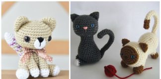 Amigurumi Little Kitty Crochet Free Patterns - Crochet Toy #Cat; #Amigurumi; Free Patterns