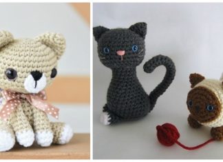 Amigurumi Little Kitty Crochet Free Patterns - Crochet Toy #Cat; #Amigurumi; Free Patterns