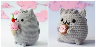 Amigurumi Pusheen the Cat Crochet Free Pattern- Crochet Toy #Cat; #Amigurumi; Free Patterns