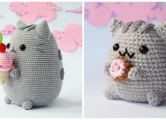 Amigurumi Pusheen the Cat Crochet Free Pattern- Crochet Toy #Cat; #Amigurumi; Free Patterns