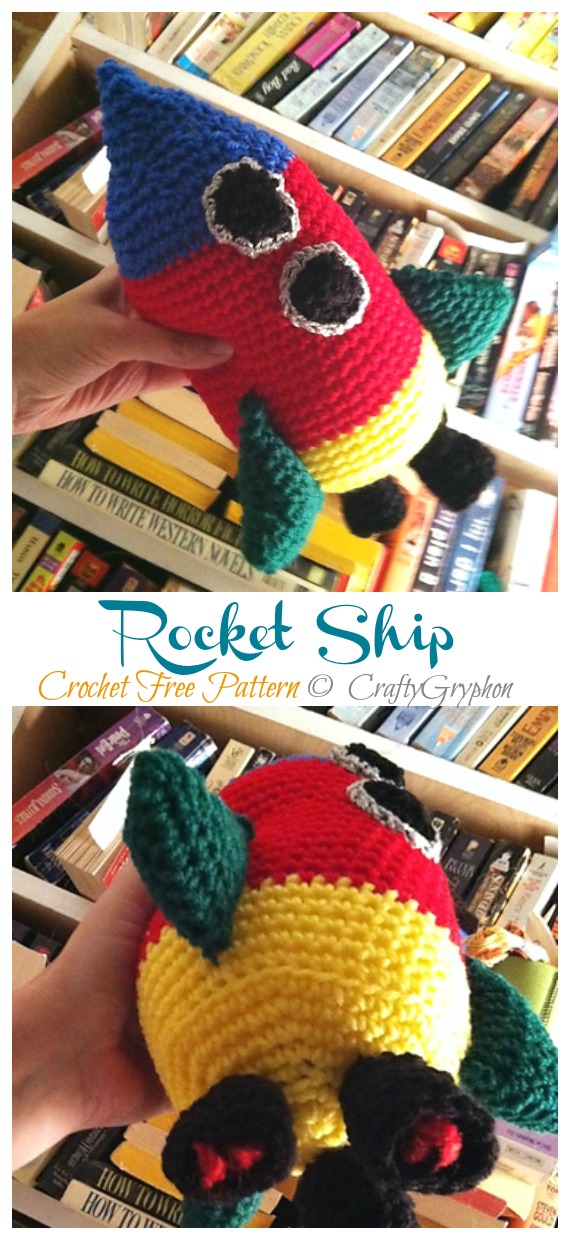 Amigurumi Rocket Ship Crochet Free PatternsAmigurumi Rocket Ship Crochet Free Patterns