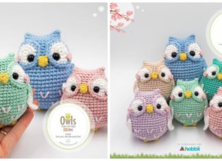 Amigurumi Little Owls Crochet Free Pattern - #Crochet; Toy Owl #Amigurumi Free Patterns