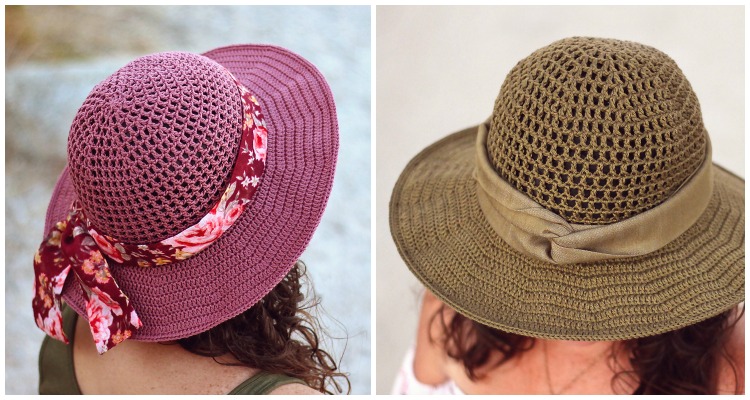 Brimmed Sun Hat Crochet Free Pattern - Crochet &amp; Knitting