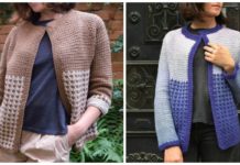Fade to Light Jacket Crochet Free Pattern- Women #Jacket; Free #Crochet; Patterns