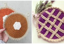 Pie Potholder Crochet Free Patterns