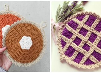 Pie Potholder Crochet Free Patterns