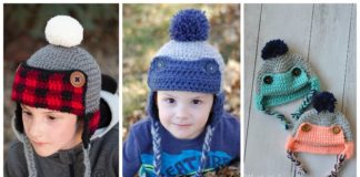 Trapper Hat Crochet Free Patterns