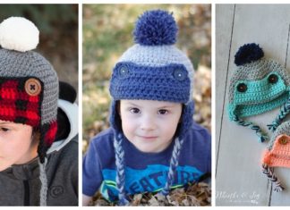 Trapper Hat Crochet Free Patterns