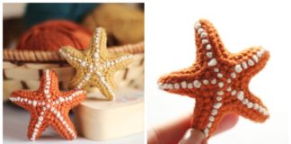 Amigurumi Starfish Crochet Free Pattern - Crochet #SeaLife; Toys #Amigurumi; Free Patterns