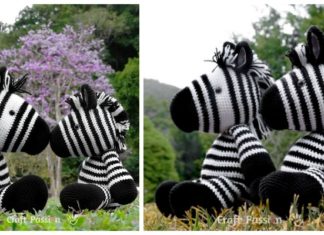 Amigurumi zebra Crochet Free Pattern - Crochet #Zebra; Amigurumi Free Patterns