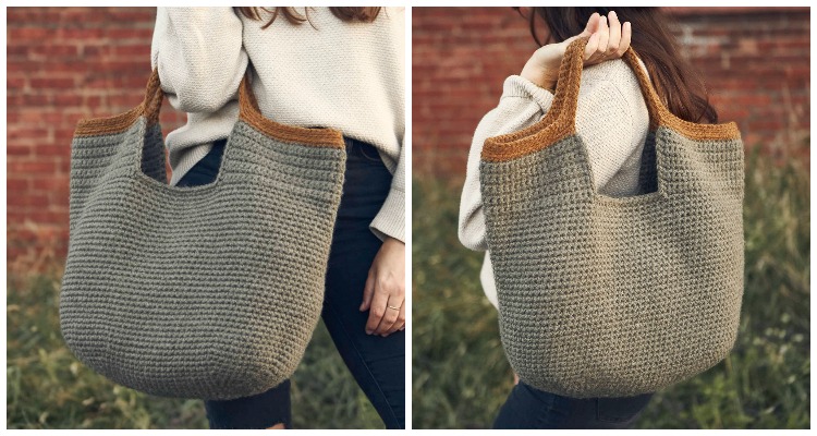 Carryall Tote Bag Crochet Free Pattern - Crochet & Knitting