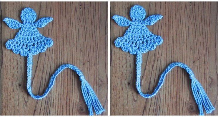 Easy Angel Bookmark Crochet Free Pattern Easy Angel Bookmark Crochet Free Patterns - #Bookmark; Free #Crochet; Patterns