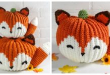 Fox Pumpkin Crochet Free Pattern