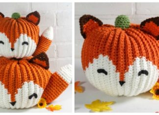 Fox Pumpkin Crochet Free Pattern