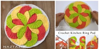 Kitchen Ring Pad Crochet Free Pattern [Video] - Hot Pad #Potholder; Free #Crochet; Pattern