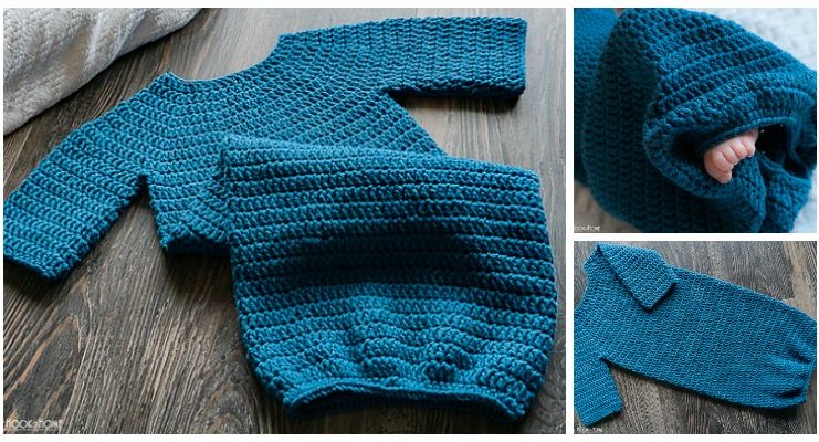 Newborn Sleeper Gown Crochet Free Pattern - Baby #Sleep; Bag Free #Crochet; Patterns