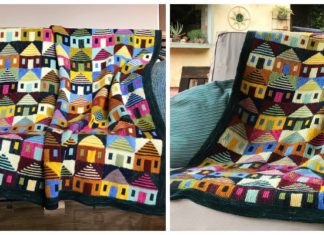 Safe at Home Blanket Knitting Pattern