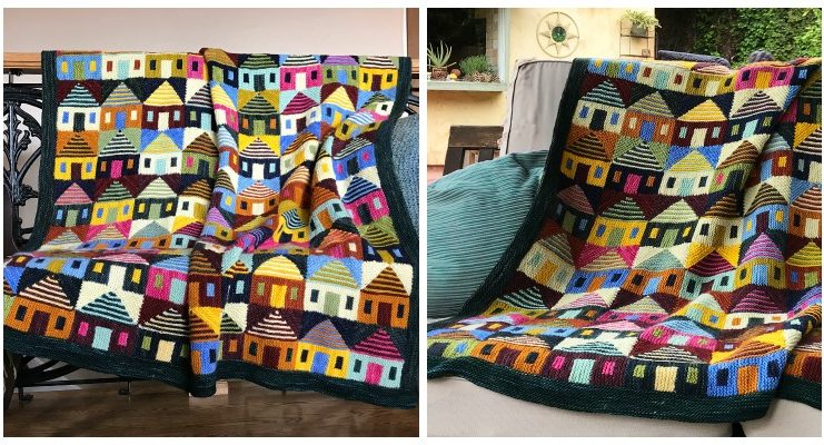 Safe at Home Blanket Knitting Pattern