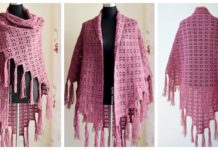Windows Shawl Crochet Free Pattern - Trendy Women #Shawl; Free #Crochet; Patterns