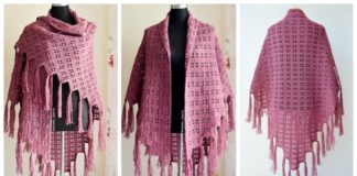 Windows Shawl Crochet Free Pattern - Trendy Women #Shawl; Free #Crochet; Patterns