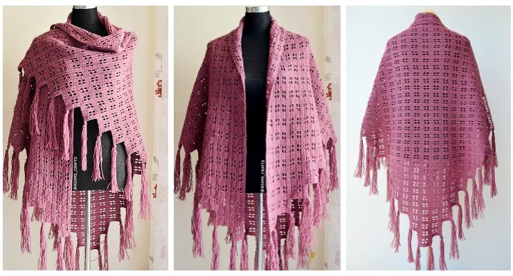 Windows Shawl Crochet Free Pattern - Trendy Women #Shawl; Free #Crochet; Patterns