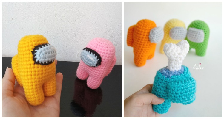 among us crochet plush