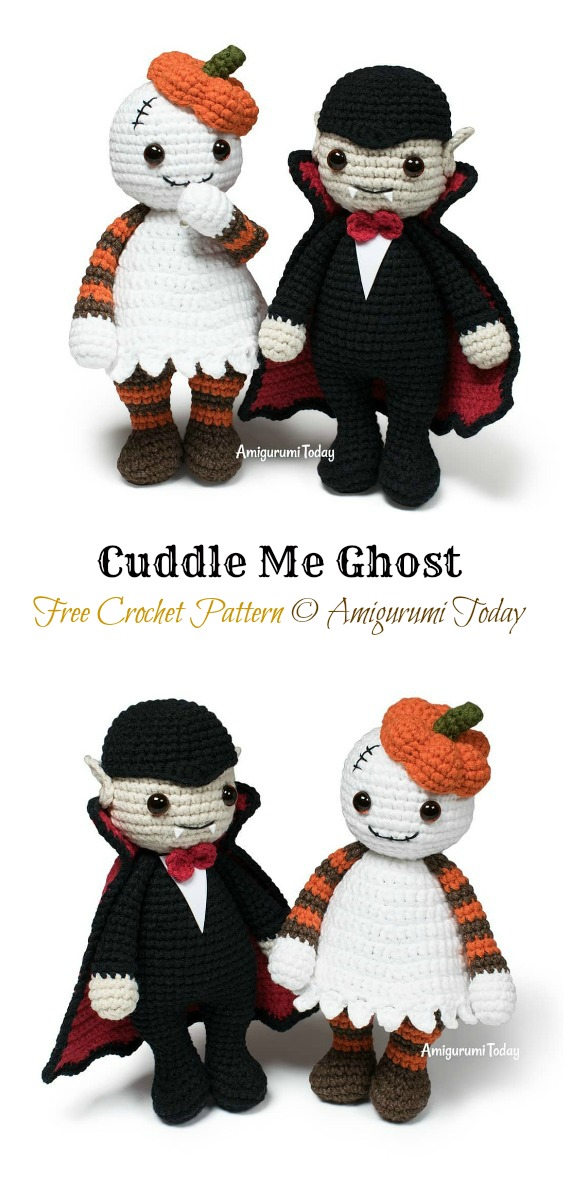 Amigurumi Cuddle Me Ghost Crochet Free Pattern