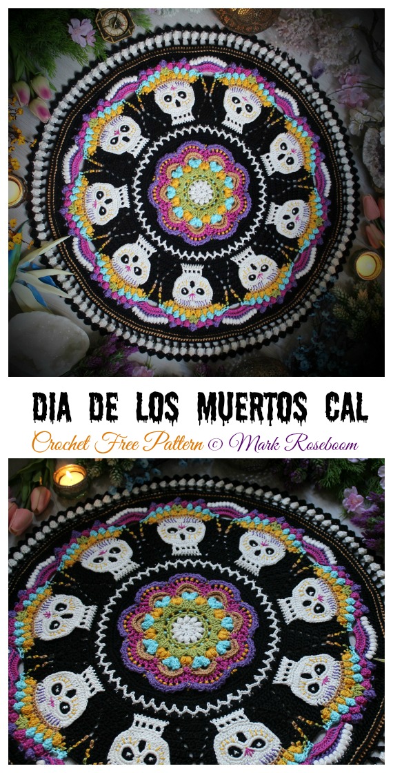 Dia de los Muertos CAL Crochet Free Pattern