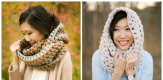 Puff Stitch Cowl Crochet Free Patterns