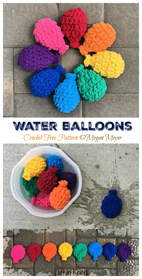 Water Balloons Crochet Free Pattern