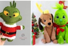 Amigurumi Grinch Crochet Free Patterns - #Doll; Crochet #Amigurumi; Free Pattern