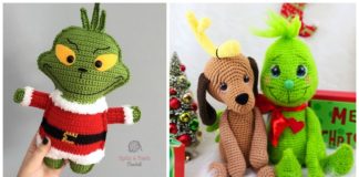 Amigurumi Grinch Crochet Free Patterns - #Doll; Crochet #Amigurumi; Free Pattern