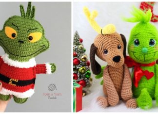 Amigurumi Grinch Crochet Free Patterns - #Doll; Crochet #Amigurumi; Free Pattern