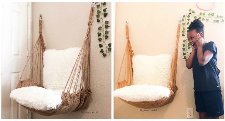 Hanging Chair Crochet Free Pattern