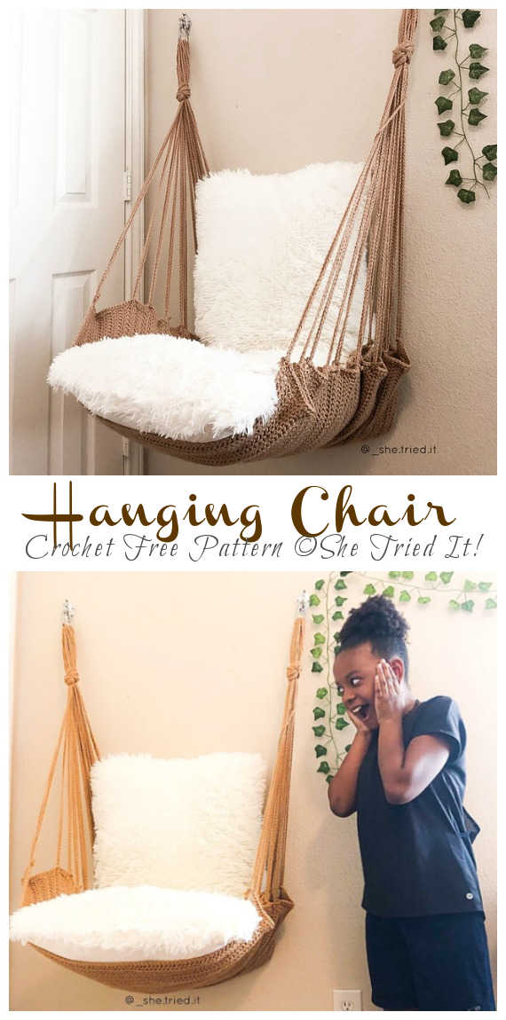 Hanging Chair Crochet Free Pattern